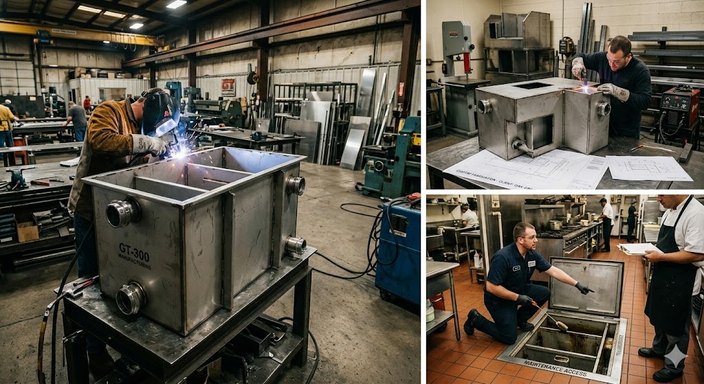 Commercial Kitchen Drainage Solution