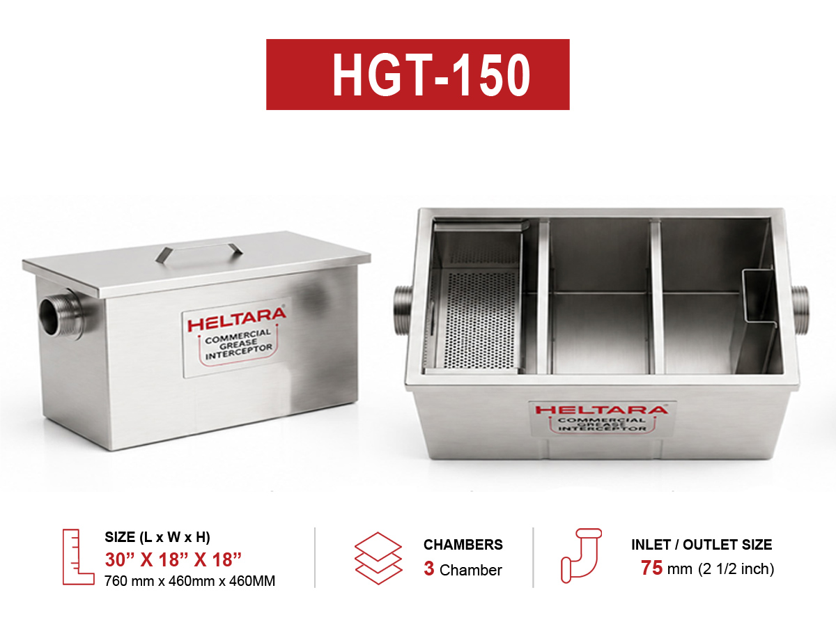 HELTARA HGT-150 Grease Trap