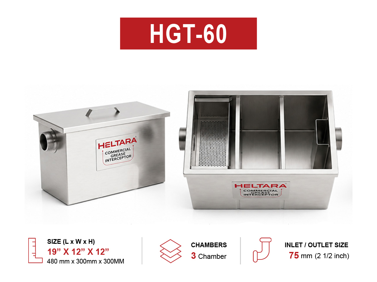 HELTARA HGT-60 Grease Trap